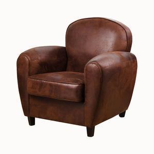 Fauteuil Club Vintage - Marron