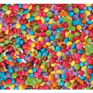 Adhésif déco motif smarties - 0,45 x 2 m - Multicolore