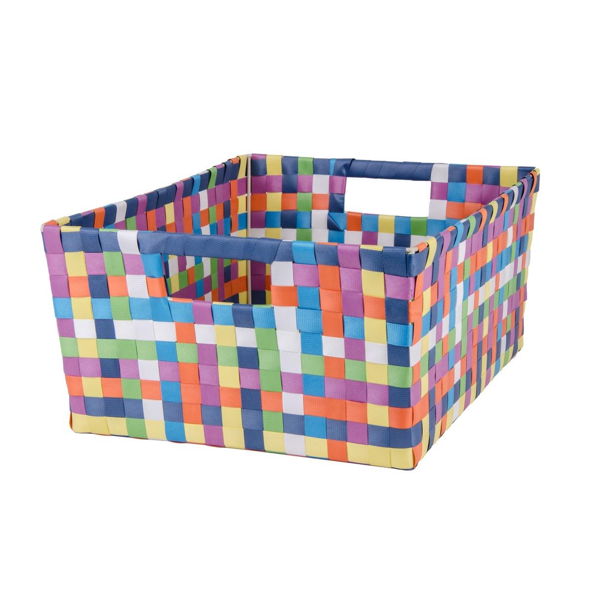 Panier - 38 x 38 x 16 cm - Multicolore