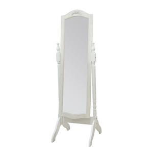 Miroir psyché sur pieds - 50 x 51 x H 157 cm - Blanc