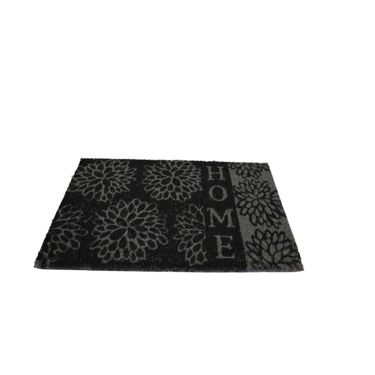 Tapis en coco - 40 x 60 cm - Noir