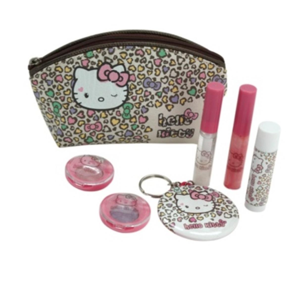 Coffret maquillage Hello Kitty - 18 x 21 x 4,5 cm - Multicolore