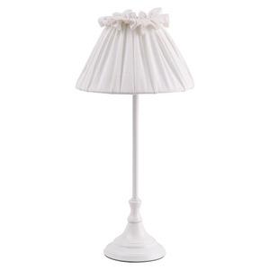 Lampe style campagne - 20,5 x 20,5 x H 45 cm - blanc