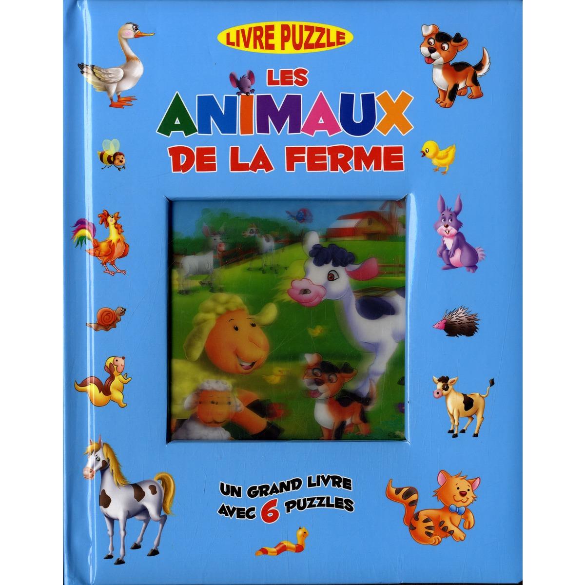 Livre puzzle enfant thème animaux - Différents modèles