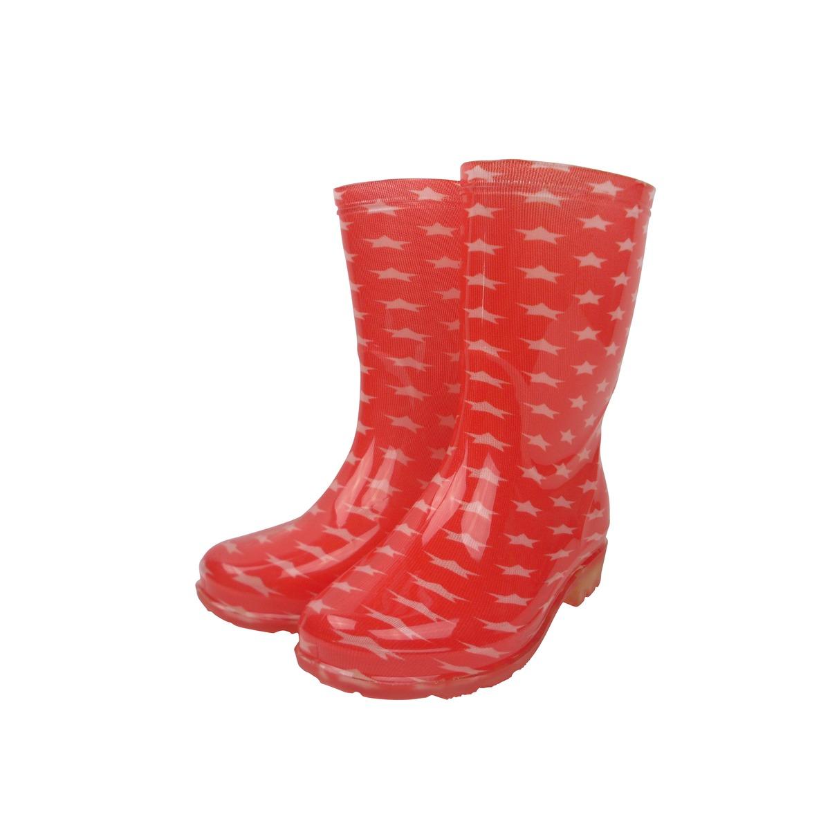 Bottes de pluie - T 30 à 35 - Rouge