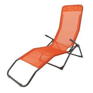 Transat Amanaya - 192 x 60 x H 99 cm - Orange