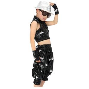 Déguisement disco modèle enfant - Taille 7 à 12 ans - Noir
