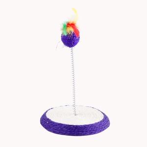 Jouet plumes pour chat - Diamètre 14 x H 24 cm - Multicolore