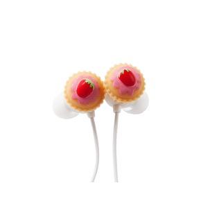 Écouteurs en forme de cupcakes - Rose, orange