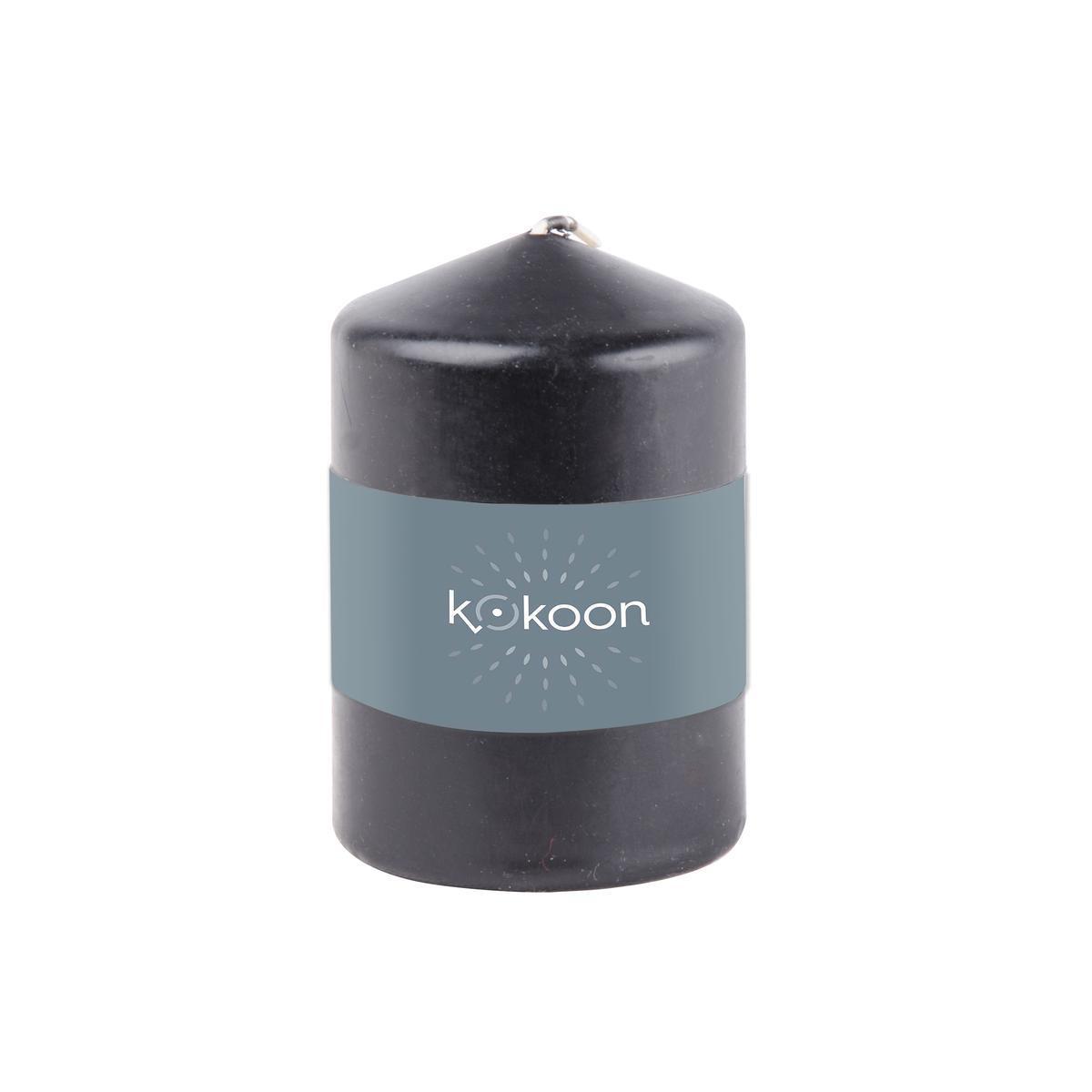 Bougie pilier - H 10 cm - Différents modèles - Noir - K.KOON