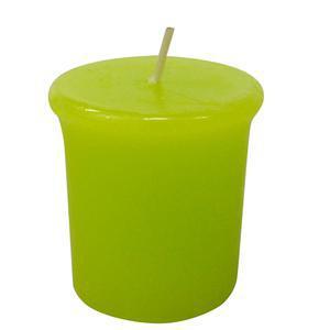 Bougie en paraffine parfumée fraîcheur - 4,4 x 4,5 cm - Vert