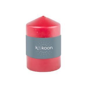 Bougie pilier - H 10 cm - Différents modèles - Rouge - K.KOON
