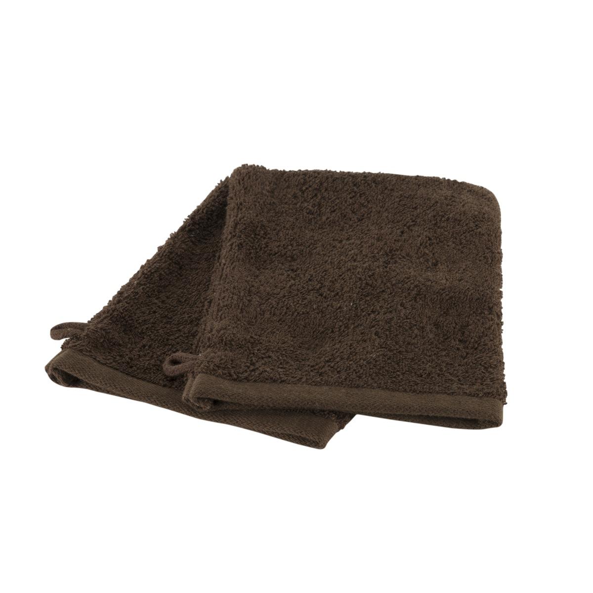 Lot de 2 gants de toilette ethnique - 15 x 21 cm - Différents modèles