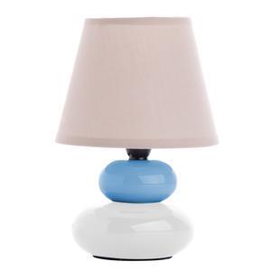 Lampe à poser stones colors en céramique  - Hauteur 41 cm - Bleu