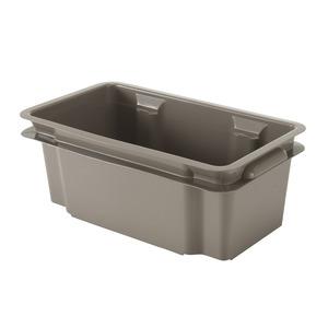 Box de rangement - 7 L - 36 x 21 x 14,5 cm - Marron taupe