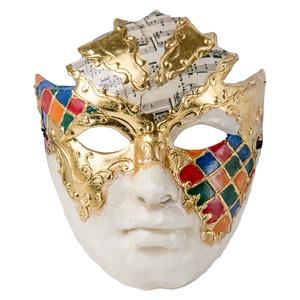Masque de troubadour - 20,5 x 17 x 9 cm - Différents modèles