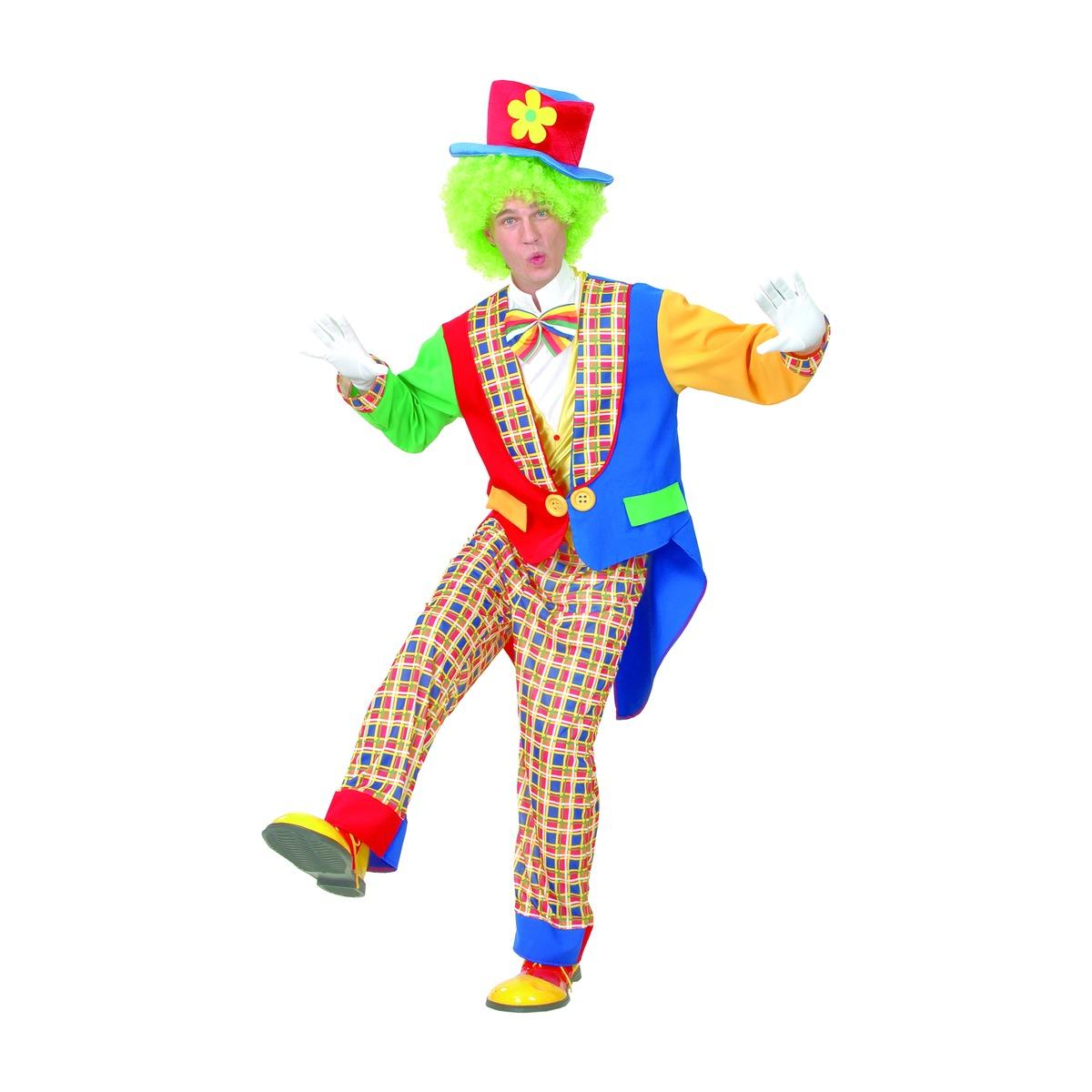Déguisement de clown adulte - multicolore