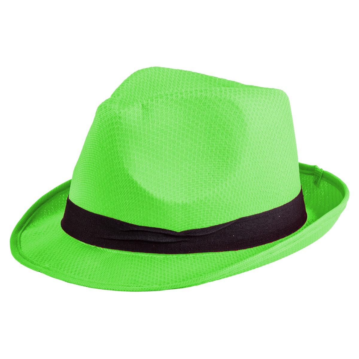 Chapeau de déguisement fluo pour adulte - 27 x 22 x 12 cm - différents coloris