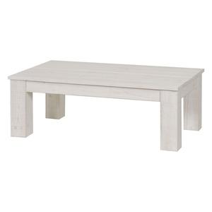 Table basse Trouville - 100 x 60 x H 35 cm - blanc