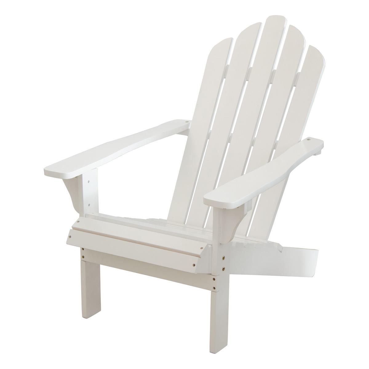 Fauteuil Québec - 96 x 70,5 x H 92 cm - blanc