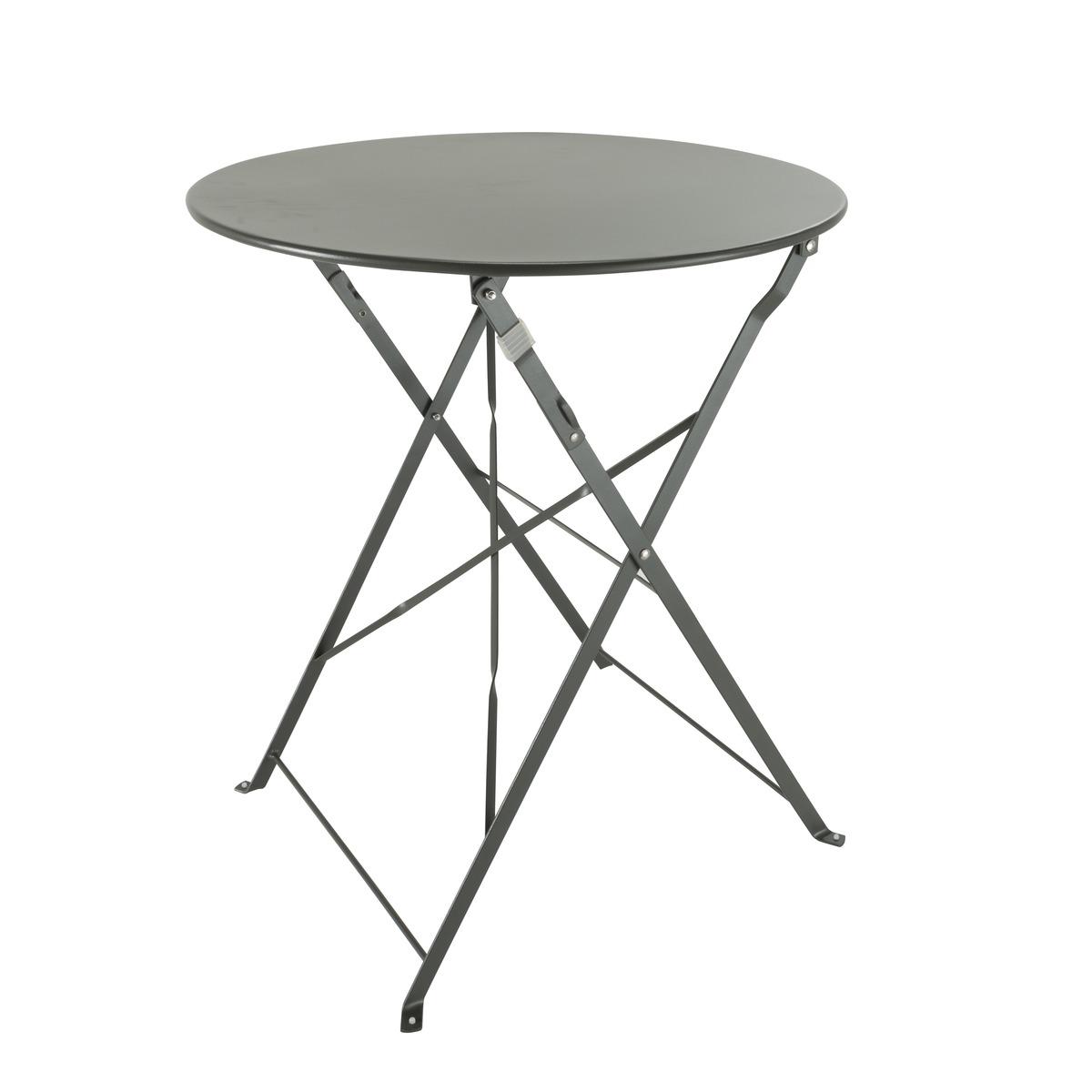 Table Diana pliable - 60 x 60 x H 71 cm -gris