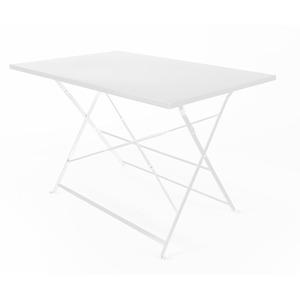 Table Fiona pliable - 110 x 70 x H 71 cm - blanc
