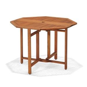 Table Octogonale - 109 x 109 x H 75 cm - marron