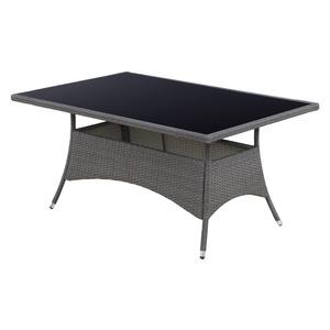 Table Lacanau - 150 x 95 x H 71 cm - gris