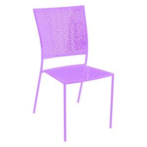 Chaise Anna - 55 x 54 x H 87 cm - violet prune