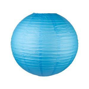 Boule japonaise luminaire - Papier - Diamètre 45 cm - Bleu