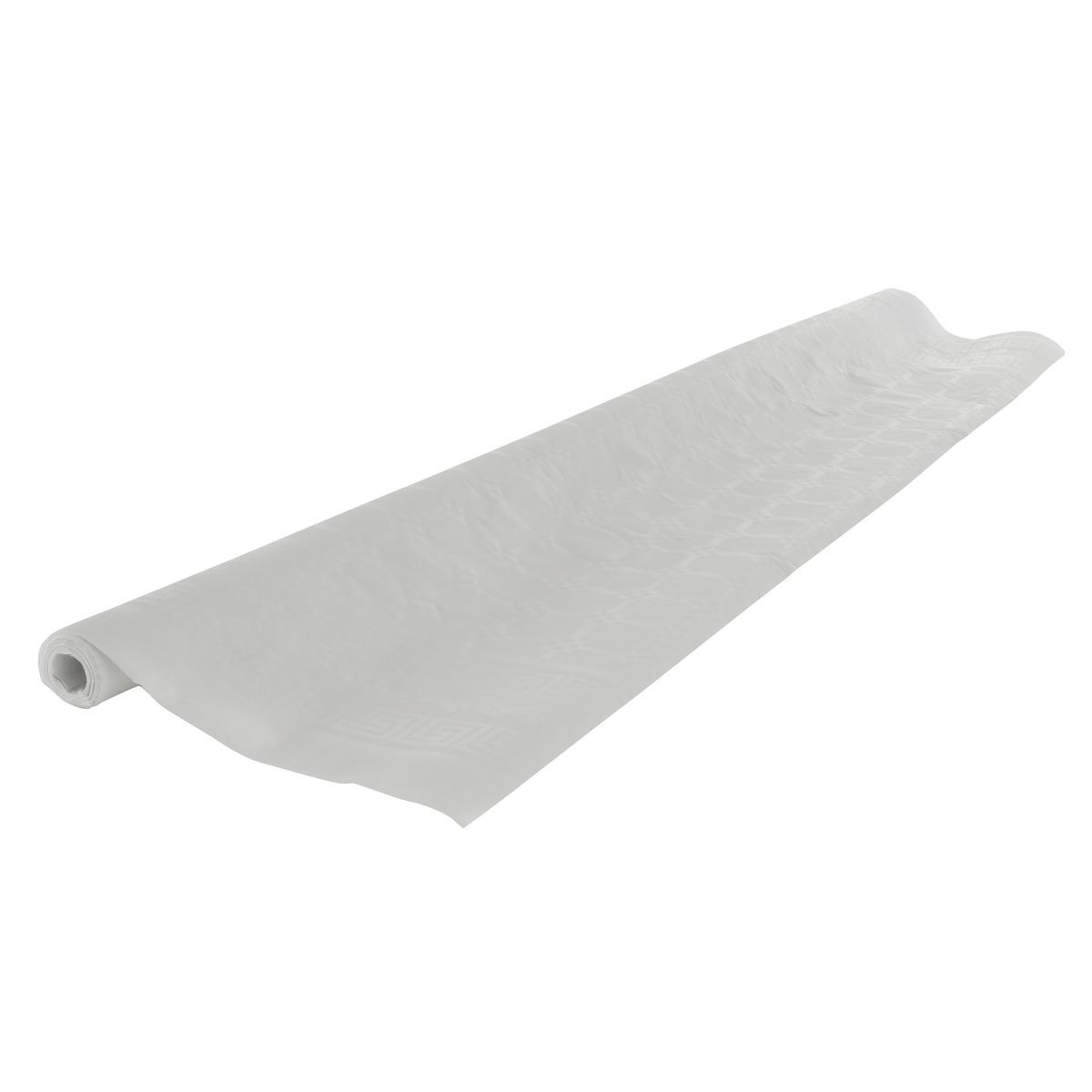 Nappe en papier jetable - 2,5 x 1,18 cm - blanc