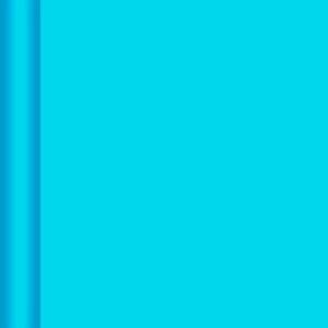 Nappe en papier jetable - 2,5 x 1,18 cm - Bleu turquoise