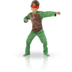 Déguisement Tortue Ninja en polyester - Taille 5 - 7 ans - Vert, Marron