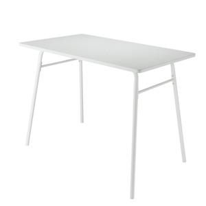 Table de cuisine Lunch - 100 x 60 x H 76 cm - blanc