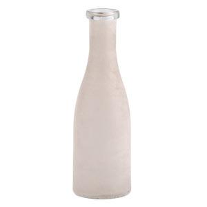 Vase bouteille sable - 9 x H 30 cm - Différents coloris