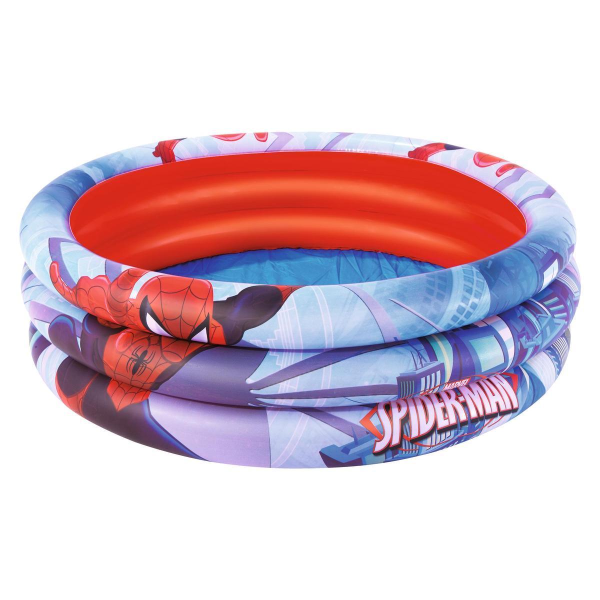 Piscine Spider-man - D 122 x H 30 cm - rouge et bleu