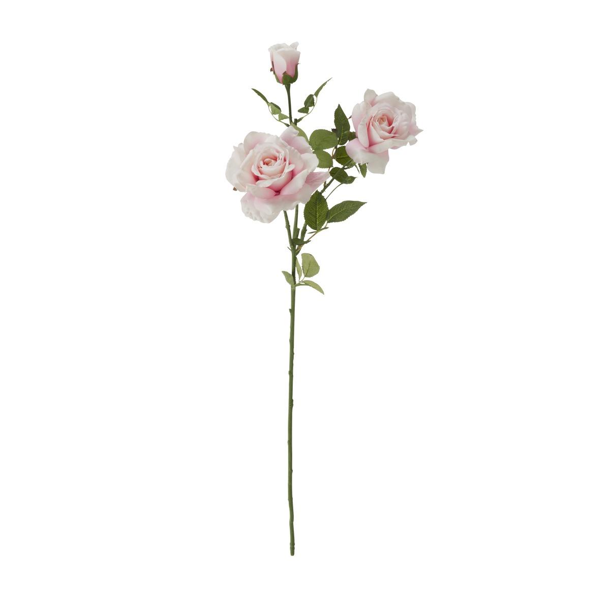 Tige de rose artificielle - H 85 cm - différents coloris