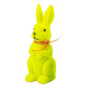 Lapin fluo - 6 x 11 x H 24,5 cm - différents coloris