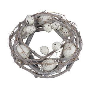 Couronne d'œufs - diamètre 21 cm - beige