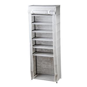 Armoire 7 niveaux - 61 x 29 x H 158 cm - Gris