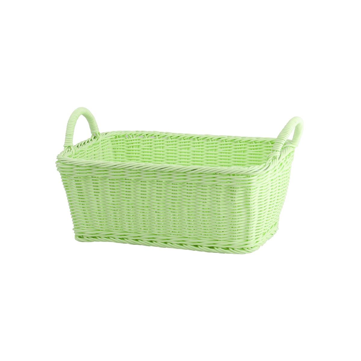 Panier Scoubidou - 33 x 23 x 14 cm - vert