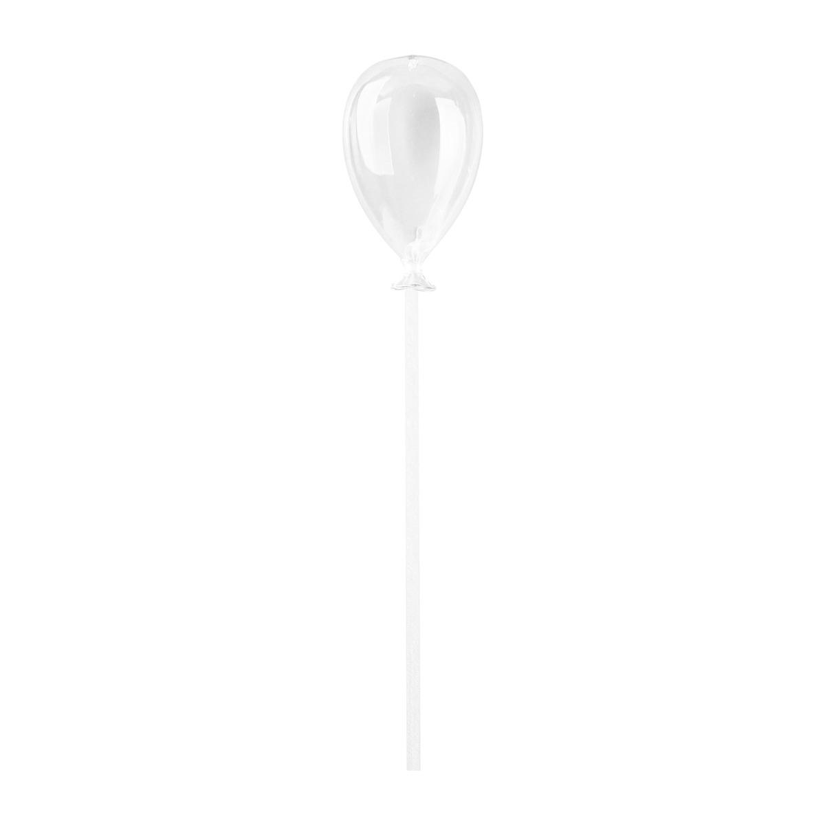 Ballon en verre à suspendre - diamètre 13 cm - différents coloris