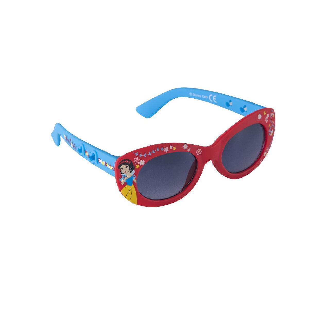 Lunettes de soleil Blanche Neige - Plastique - Taille unique - Rouge et bleu