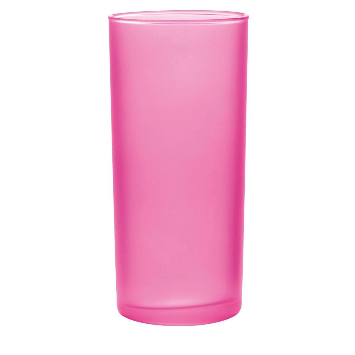 Gobelet techno - Verre - 30 cl - Rose