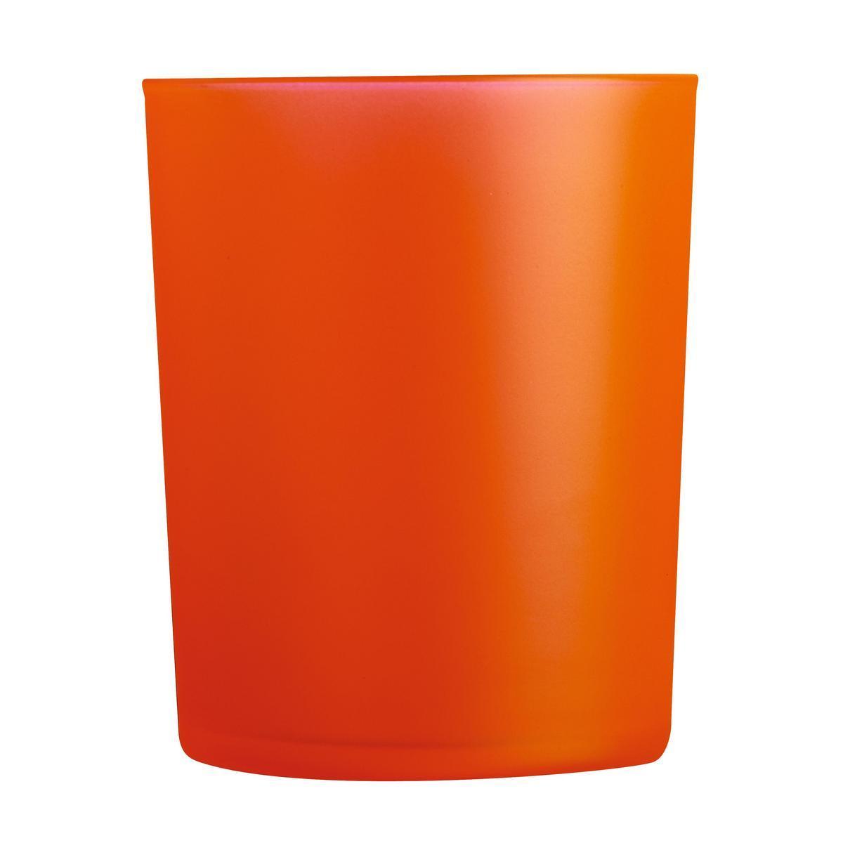 Gobelet techno rond - Verre - 30 cl - Orange