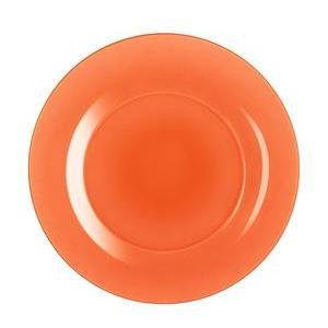 Assiette Techno Colors - Verre - Ø 25 cm - Orange