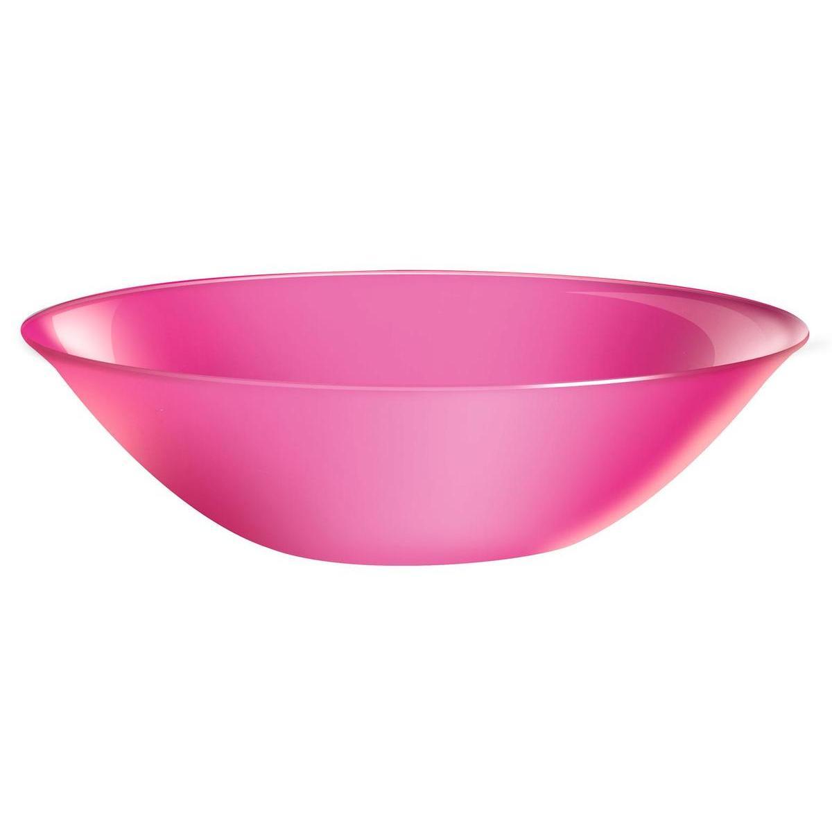 Coupelle Techno Colors - Verre - Ø 19 cm - Rose