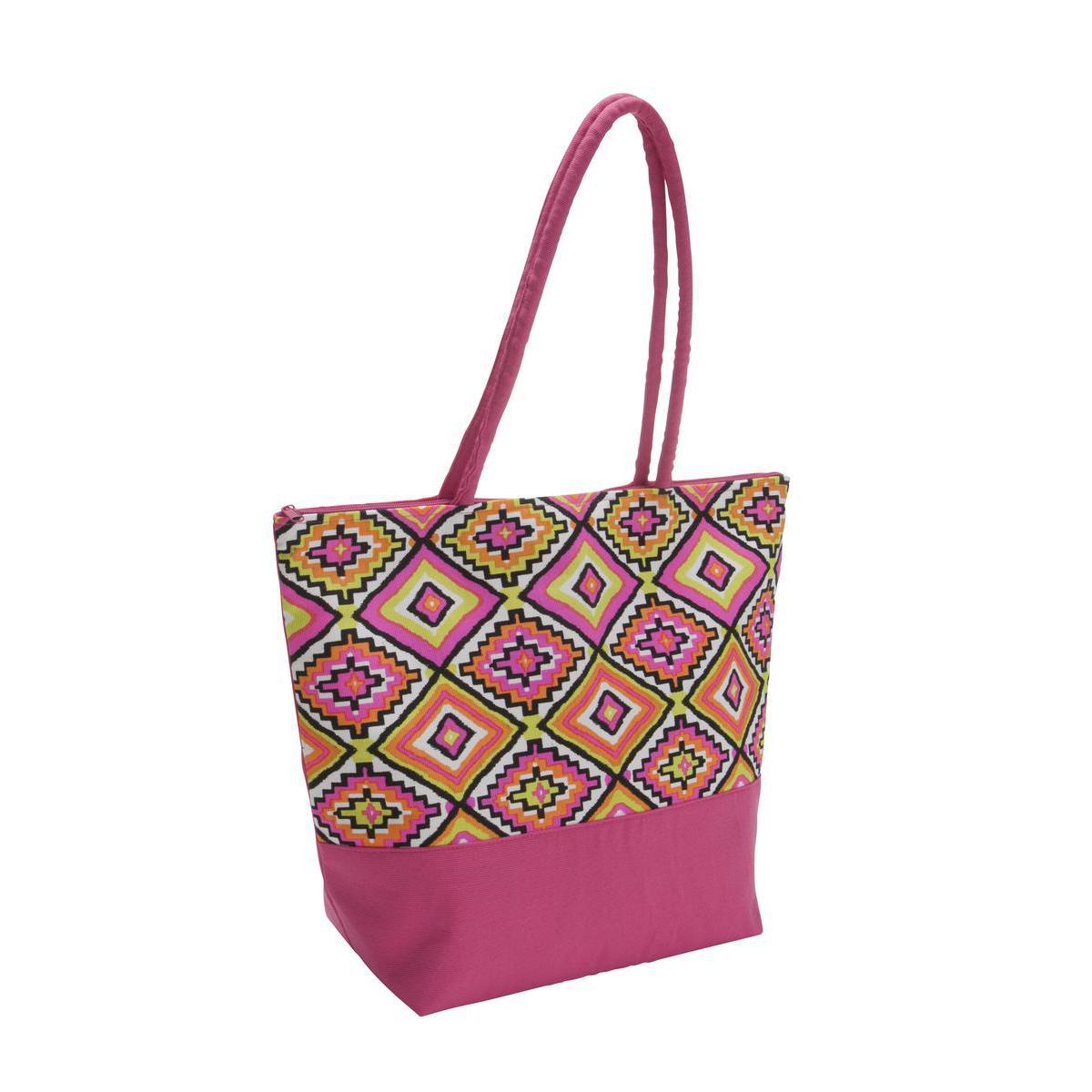 Sac imprimé inca - Polyester - 45 x 36 x 18 cm - Différents coloris