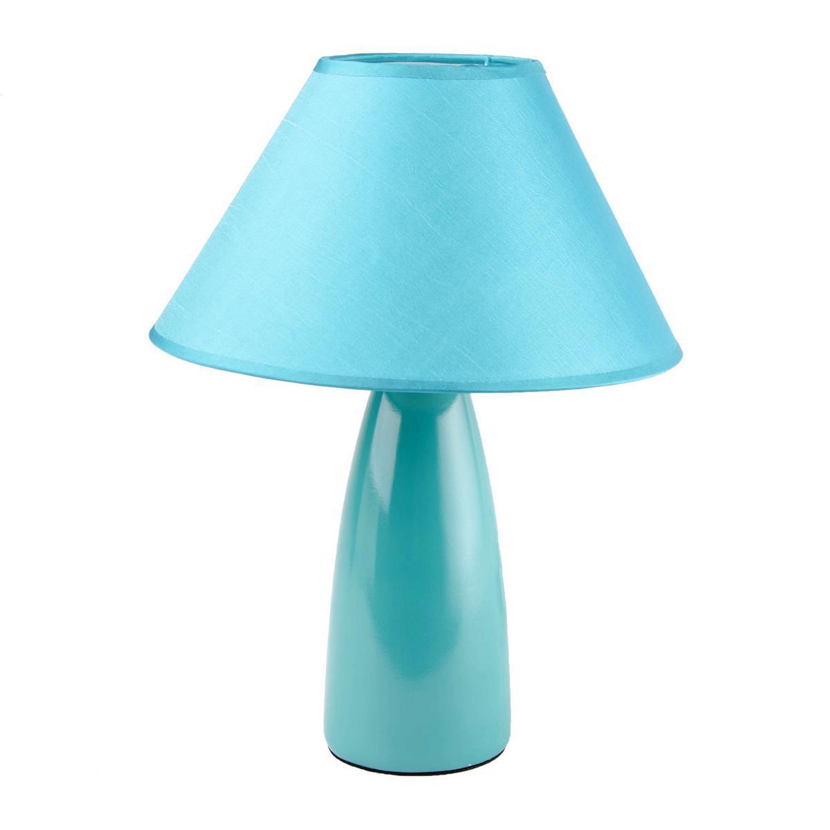 Lampe pop - Céramique - Ø 25 x H 34 cm - Bleu