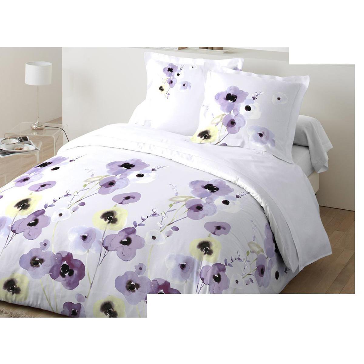 Housse de couette - Coton - 240 x 220 cm - Violet